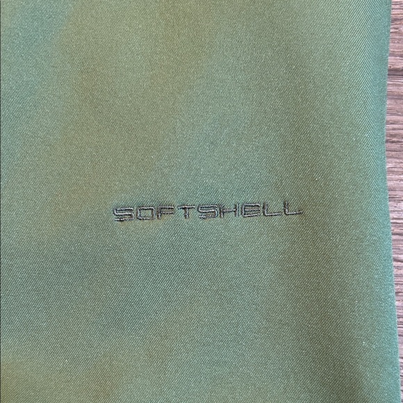 Columbia Sportswear XCO Softshell Jacket Mens Large Green Fleece Lined Outdoor - Picture 12 of 16